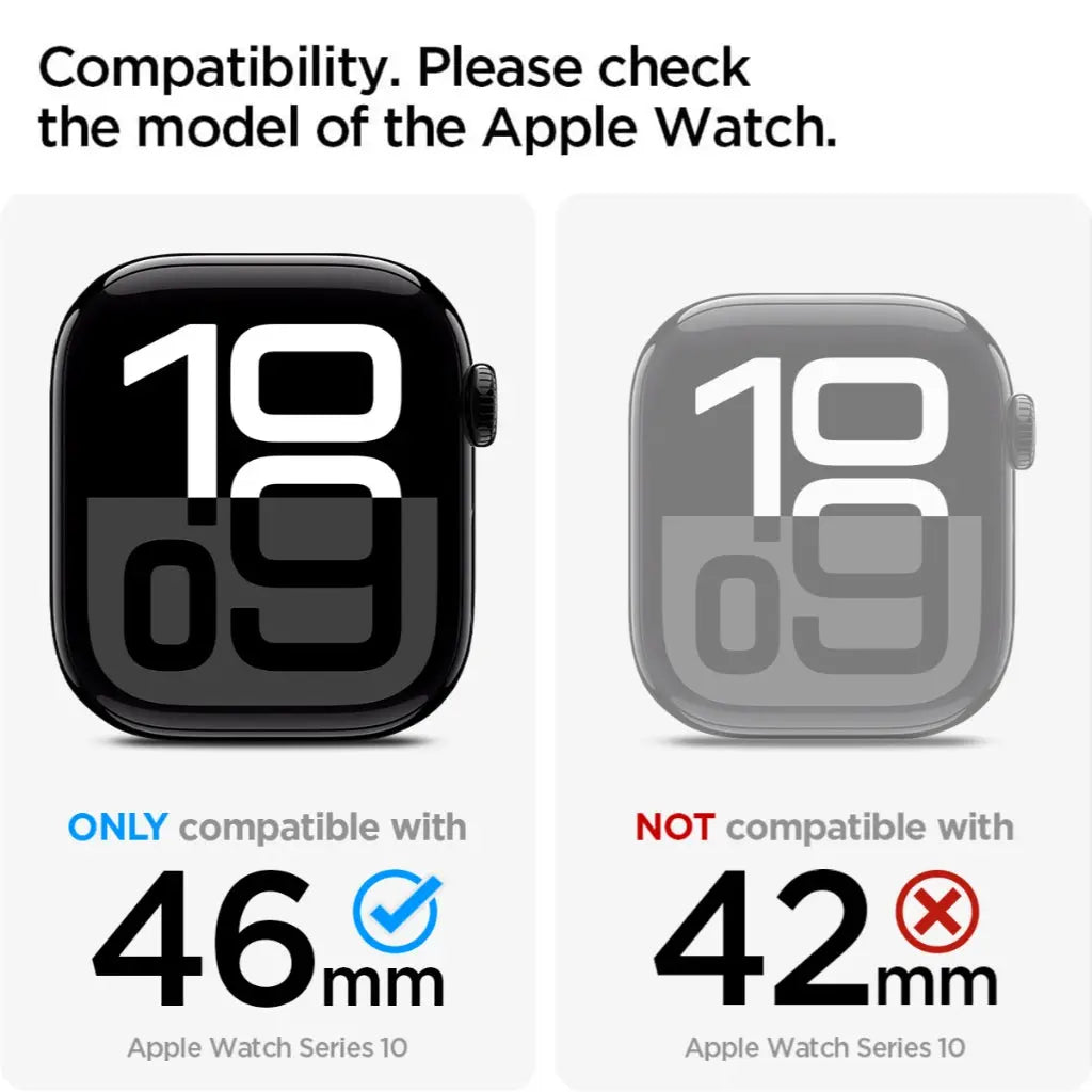 Spigen Apple Watch Case Series 10 (46mm) Liquid Air Pro Apple Watch Strap Apple Watch Band Watch Strap Watch Case
