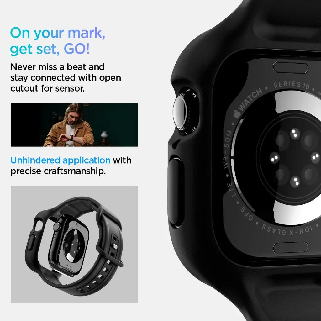 Spigen Apple Watch Case Series 10 (46mm) Vault Pro Apple Watch Strap Apple Watch Band Watch Strap Apple Watch 10 Case