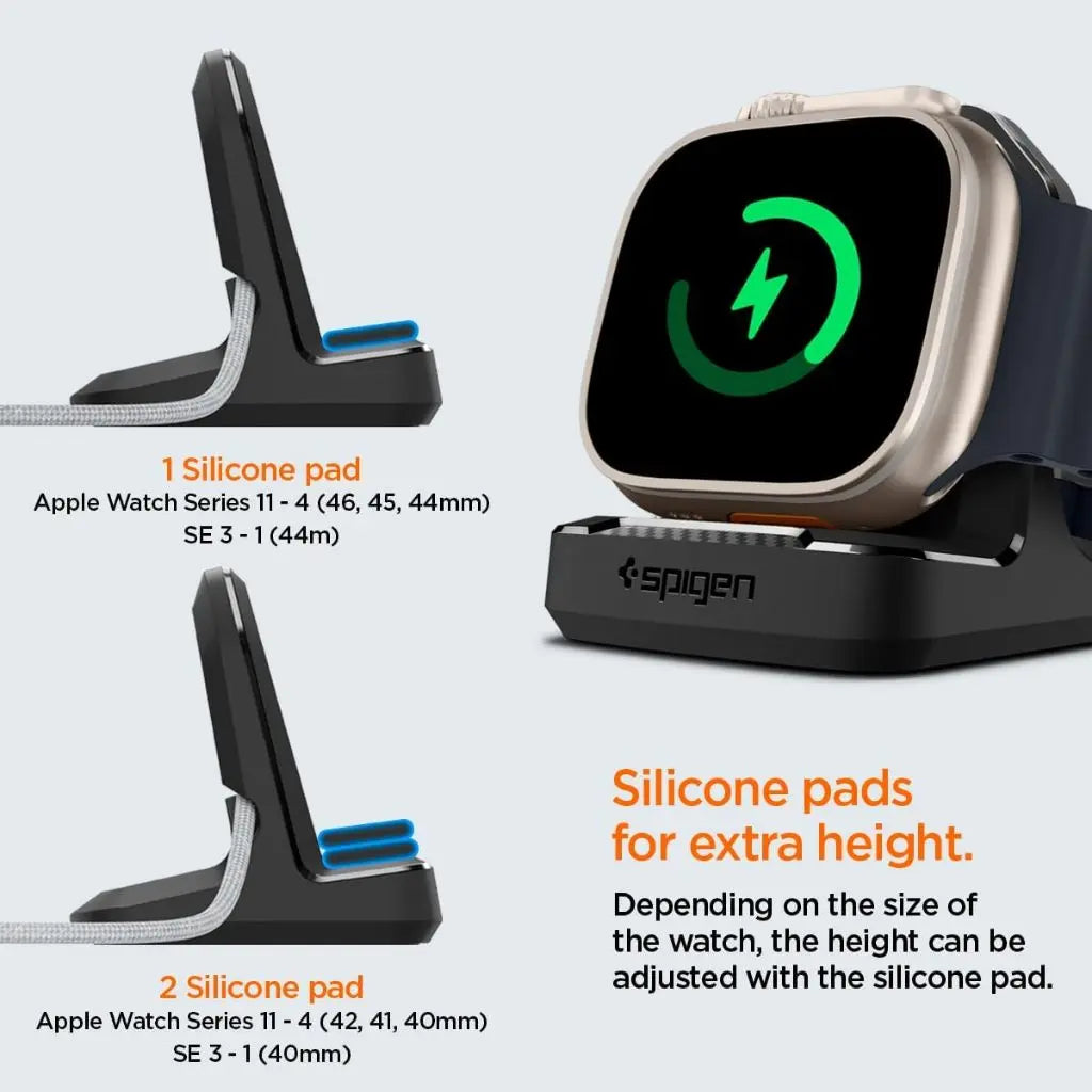 Spigen Apple Watch Stand Rugged Armor Compatible with Apple Watch Series Watch Stand Watch Holder