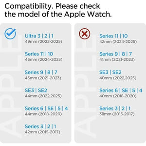 Spigen Athlex Air 2 Watch Strap compatible with Apple Watch Series (49mm / 46mm / 45mm/44mm/42mm)