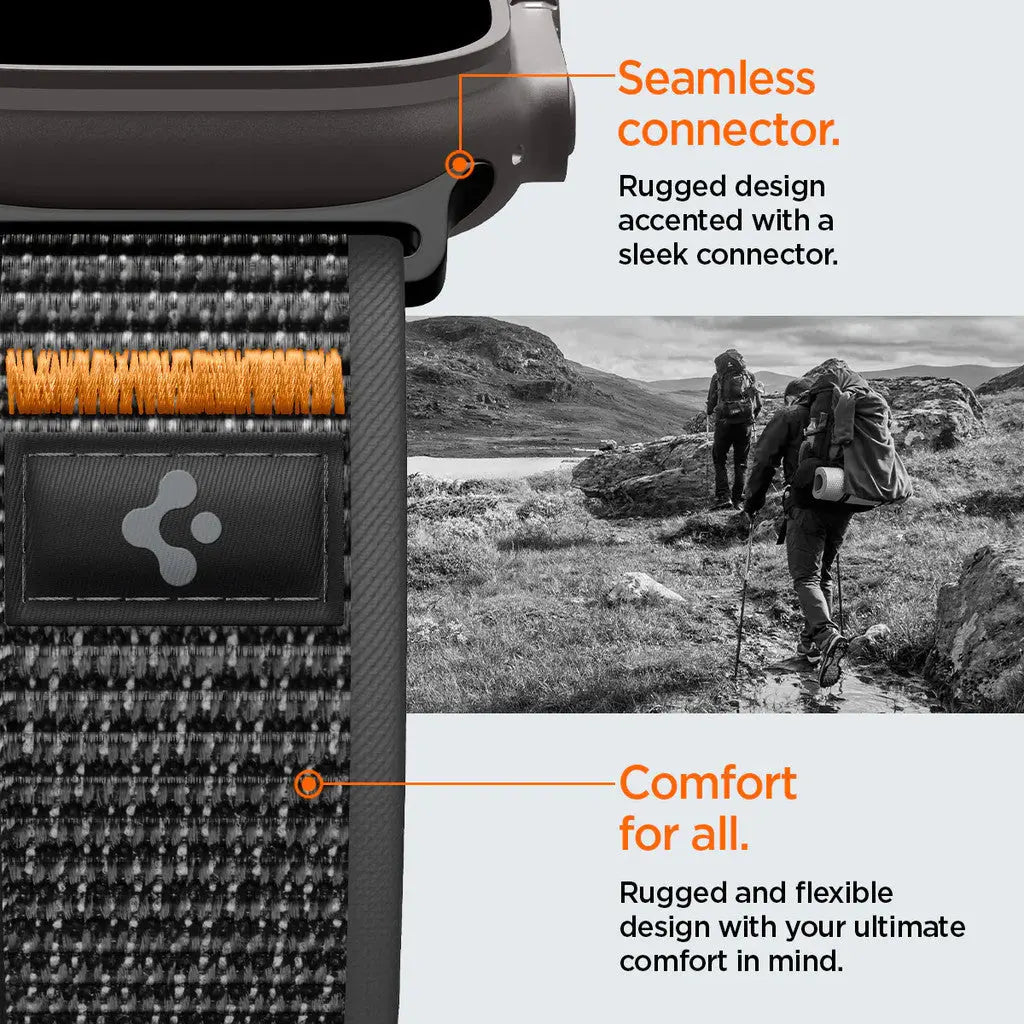 Spigen Athlex Air 2 Watch Strap compatible with Apple Watch Series (49mm / 46mm / 45mm/44mm/42mm)