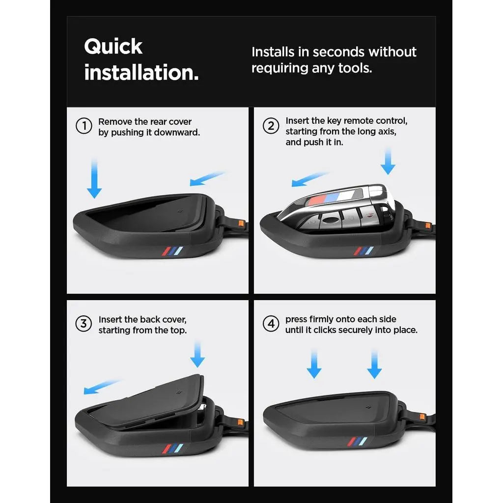 Spigen BMW Key Fob Cover with Carabiner Key Holder Key Cover BMW Key Holder Protection BK100