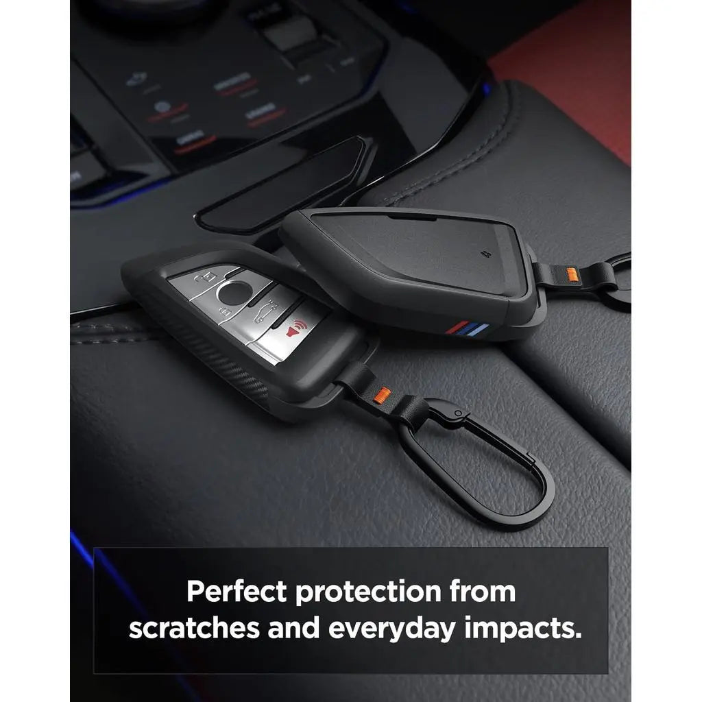 Spigen BMW Key Fob Cover with Carabiner Key Holder Key Cover BMW Key Holder Protection BK100