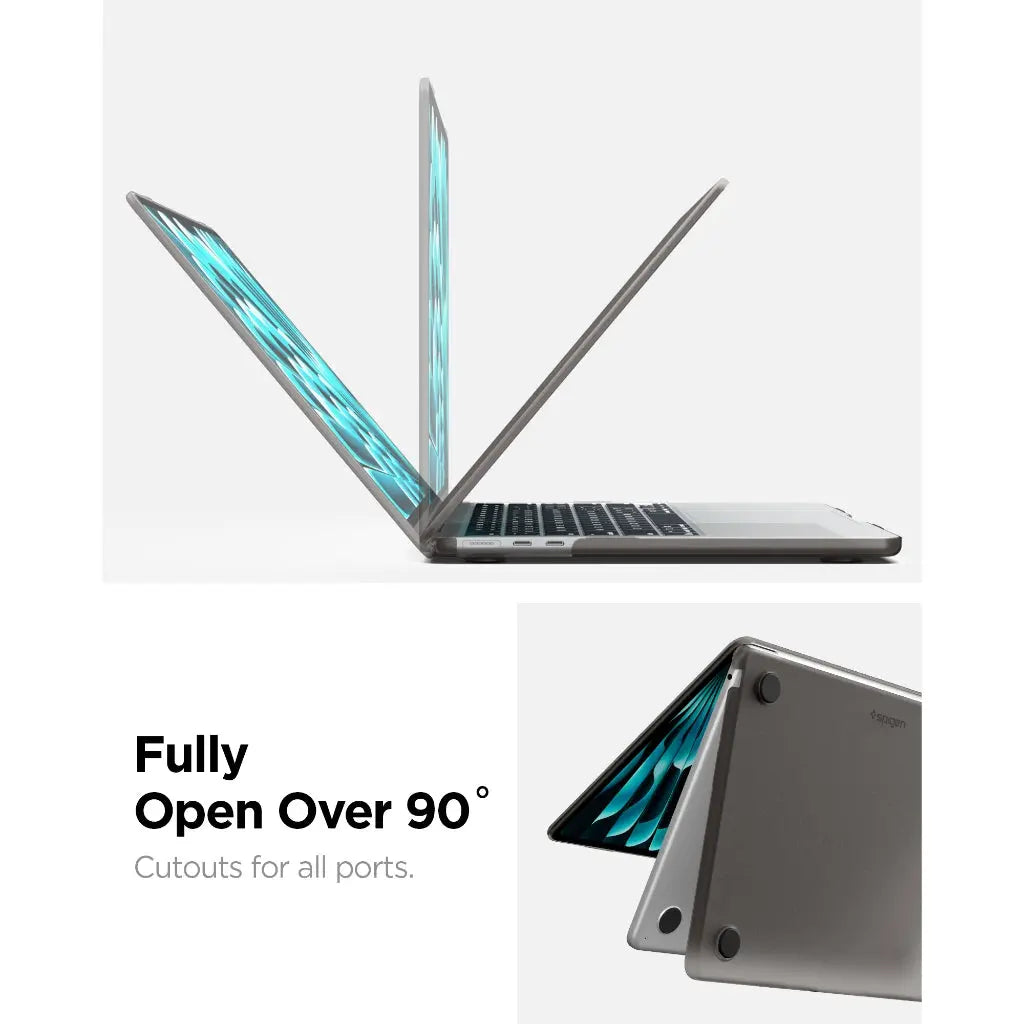 Spigen Case Airskin Frost For Macbook Air 13 inch case M5/M4/M3/M2 (2026 / 2025 / 2024 / 2022)