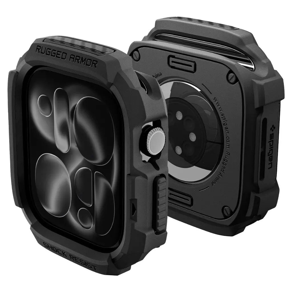 Spigen Case Rugged Armor For Apple Watch Series 12 Case (42mm) Drop Protection Casing Apple Watch Cover