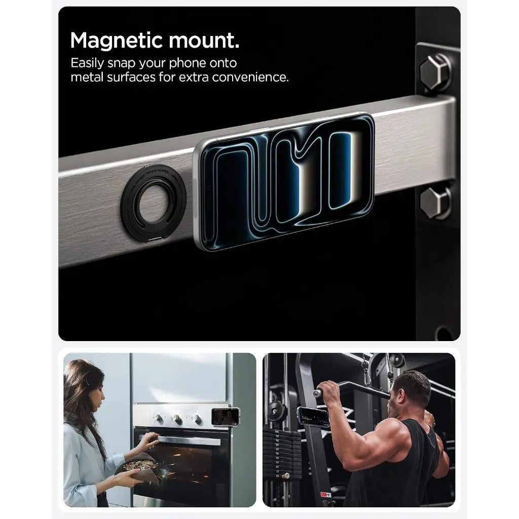Spigen Dual Pop MagFit S Dual Magnet Magnetic Phone Holder Phone Ring Phone Grip Magnetic Phone Ring