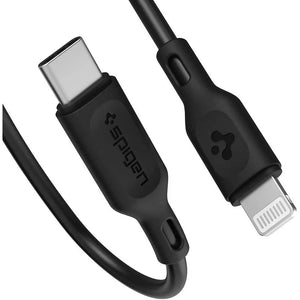 Spigen DuraSync™ USB-C to Lightning Cable With Power Delivery Type C Cable Fast Charging Cable iPhone Cable USB C Cable
