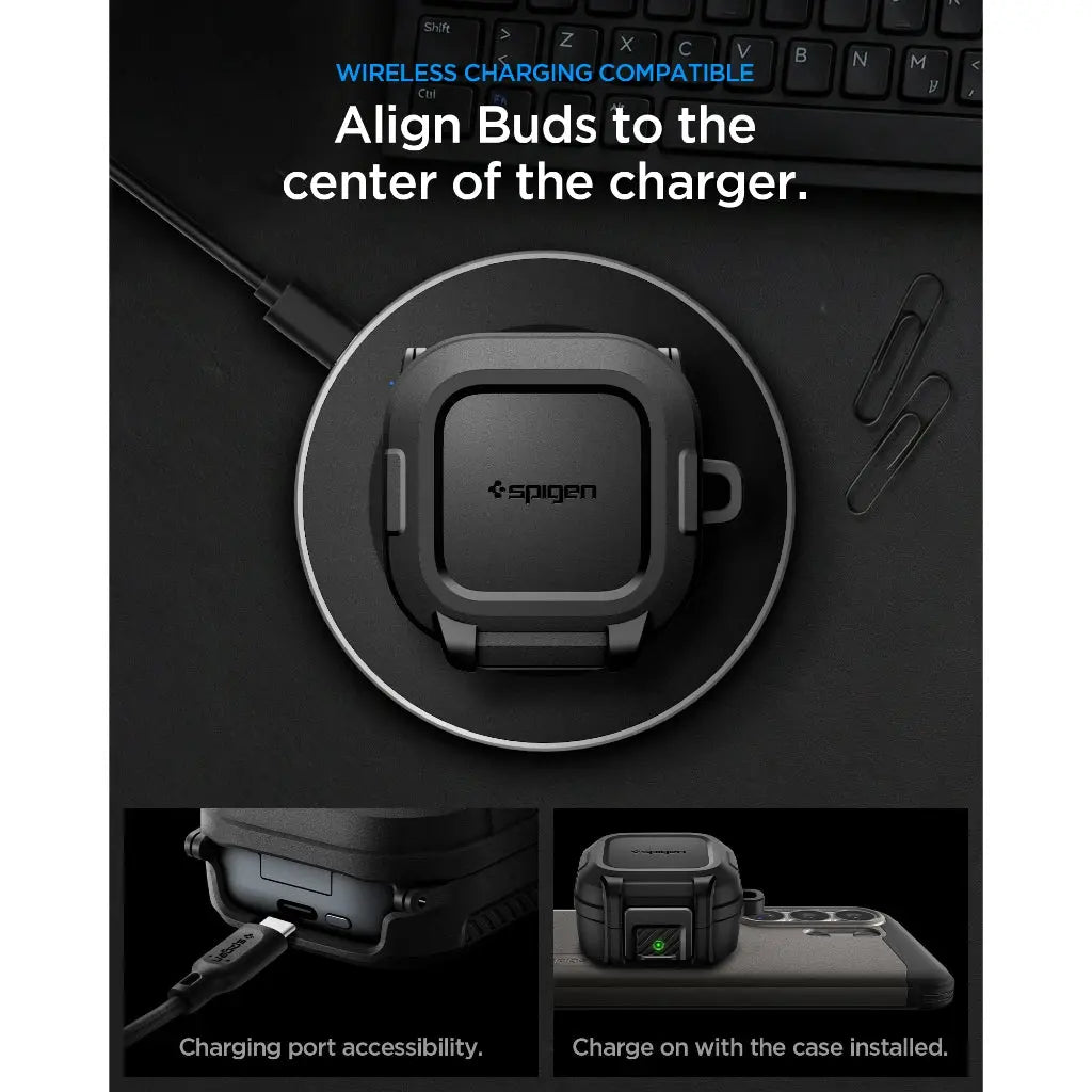 Spigen Galaxy Buds 4 Pro Case / Galaxy Buds 4 Case Lock Fit Samsung Buds 4 Pro Case Buds 4 Case