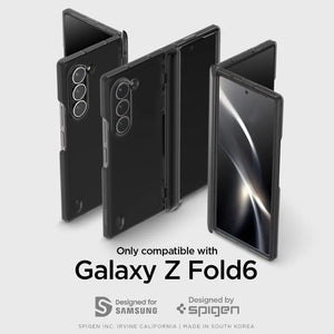 Spigen Galaxy Z Fold 6 Case Cover Ultra Hybrid Pro Frost Back Matte Drop Protection Semi-Transparent Samsung Cover