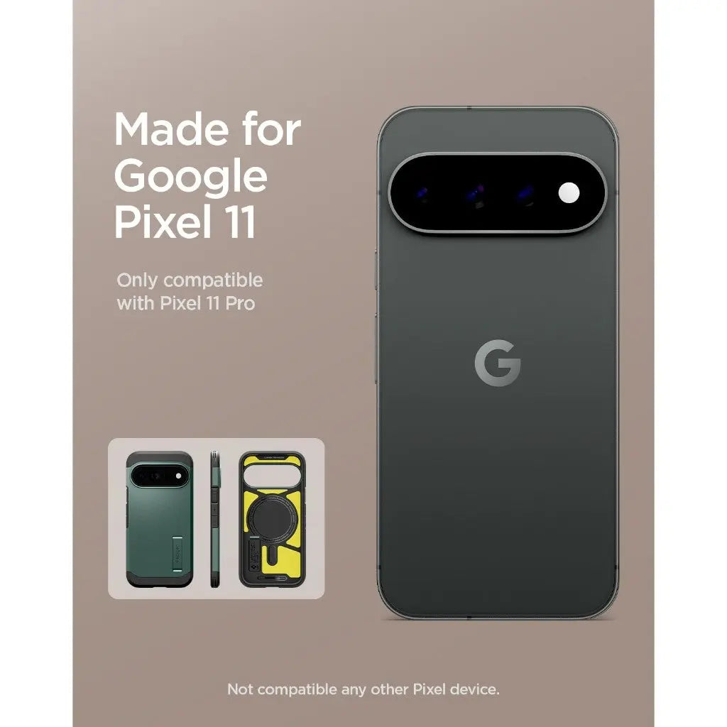 Spigen Google Pixel 11 Pro Case Tough Armor MagFit Magnetic Phone Case Kickstand Pixel 11 Pro Cover