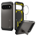 Spigen Google Pixel 11 Pro Case Tough Armor MagFit Magnetic Phone Case Kickstand Pixel 11 Pro Cover