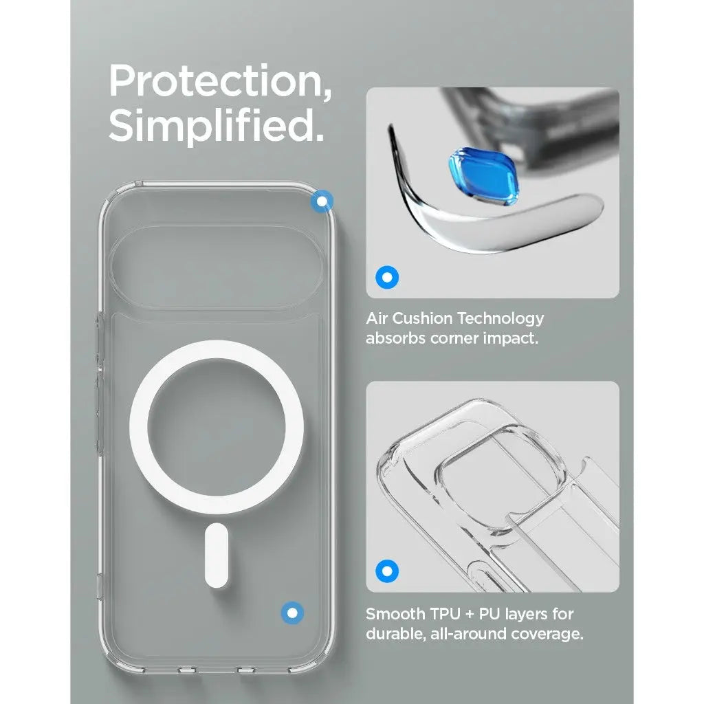 Spigen Google Pixel 11 Pro Case Ultra Hybrid MagFit Magnetic Phone Case Clear Pixel 11 Pro Casing
