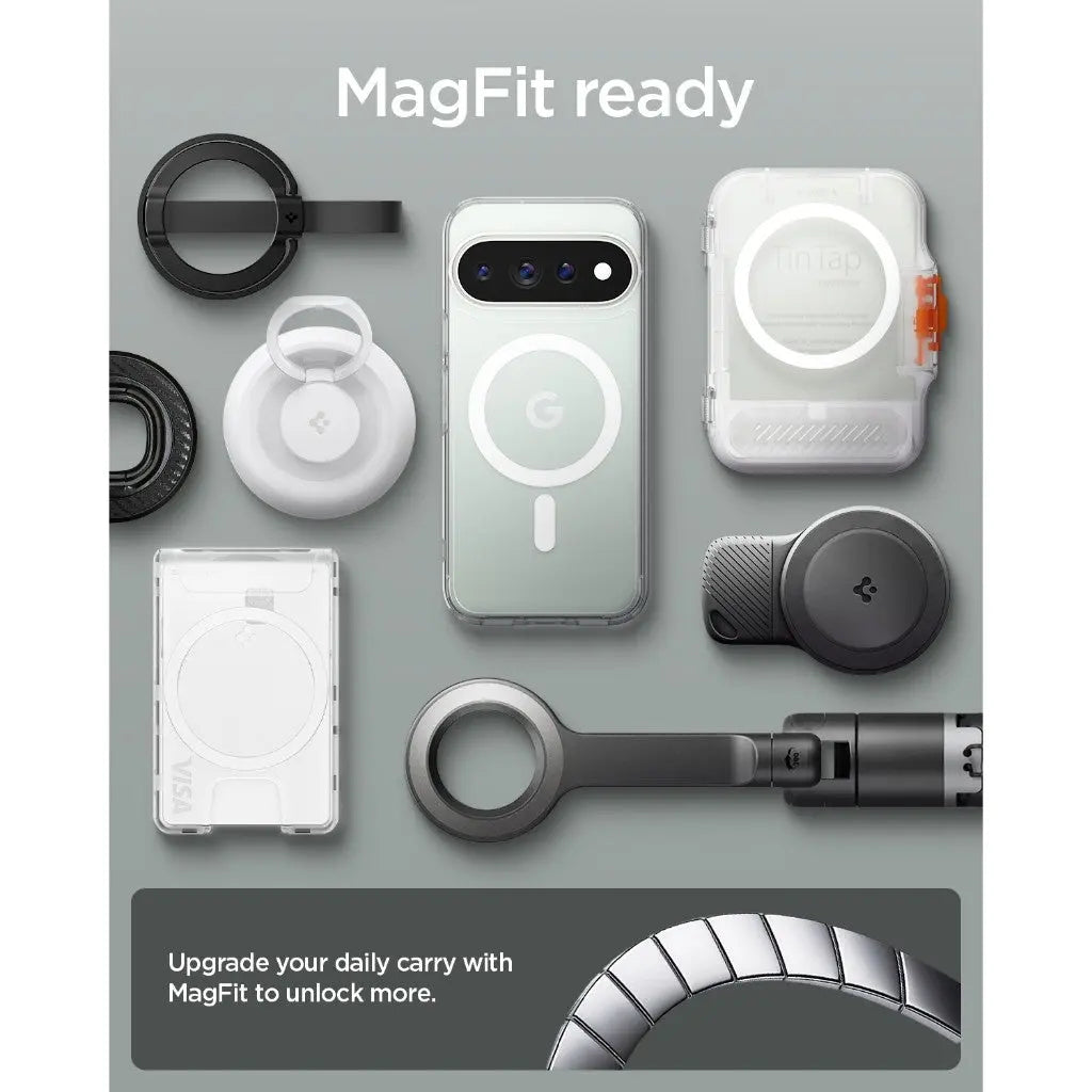 Spigen Google Pixel 11 Pro Case Ultra Hybrid MagFit Magnetic Phone Case Clear Pixel 11 Pro Casing