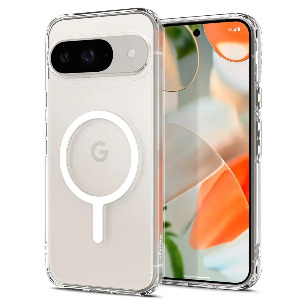 Spigen Google Pixel 9 Pro Case Ultra Hybrid OneTap Metal Ring Magnetic Phone Case MagSafe Case Clear Case