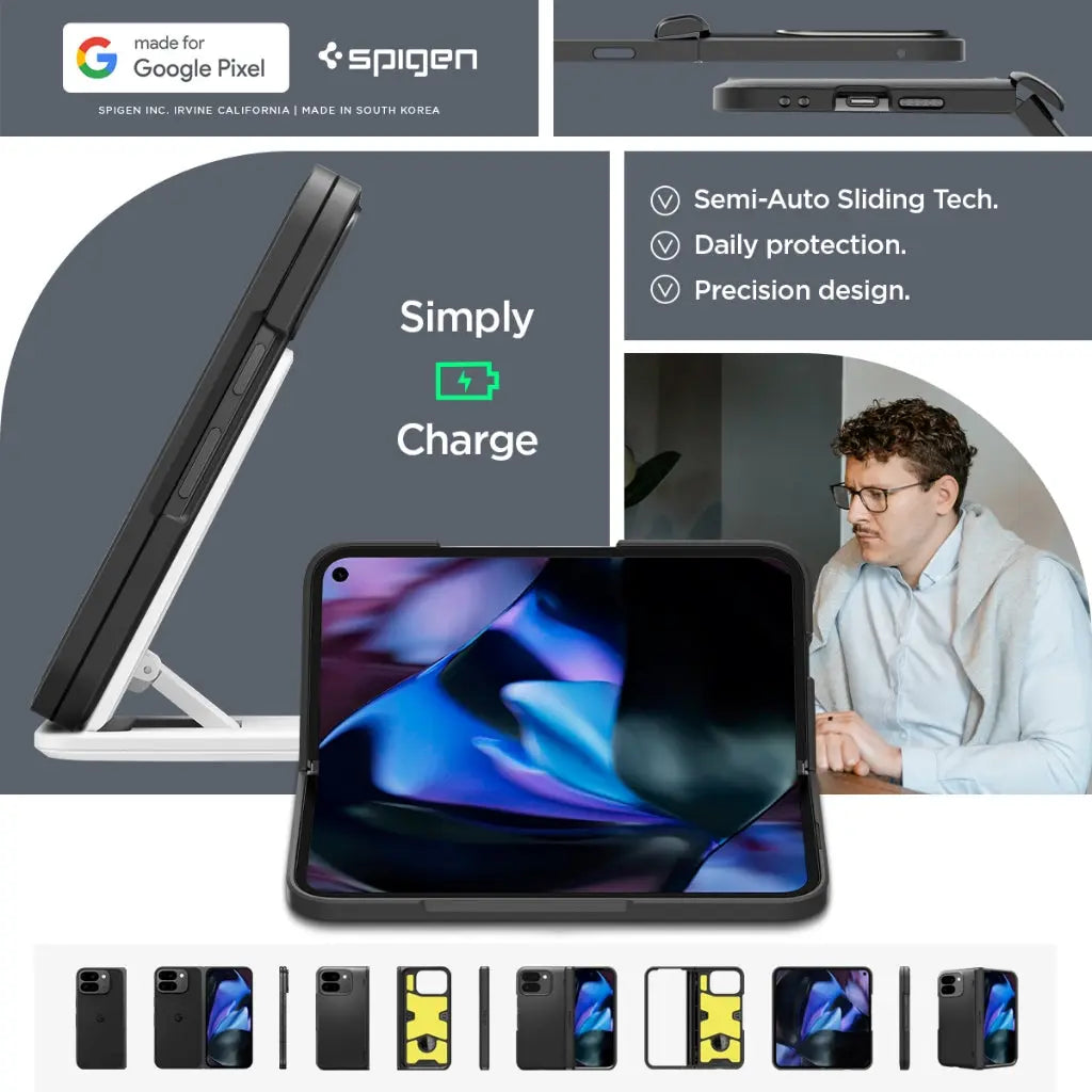 Spigen Google Pixel 9 Pro Fold Case Slim Armor Pro Google Casing Cover Complete Closure All Around Protection