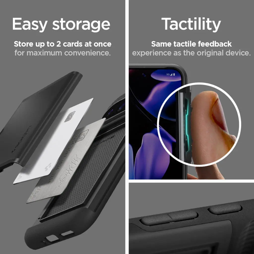 Spigen Google Pixel 9 Pro XL Case Slim Armor CS Dual Layer Wallet Design & Card Slot Holder Google Pixel Cover