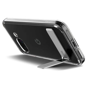 Spigen Google Pixel 9a Case Slim Armor Essential S Clear Case Built In Kickstand Drop Protective Google Pixel 9a Cover