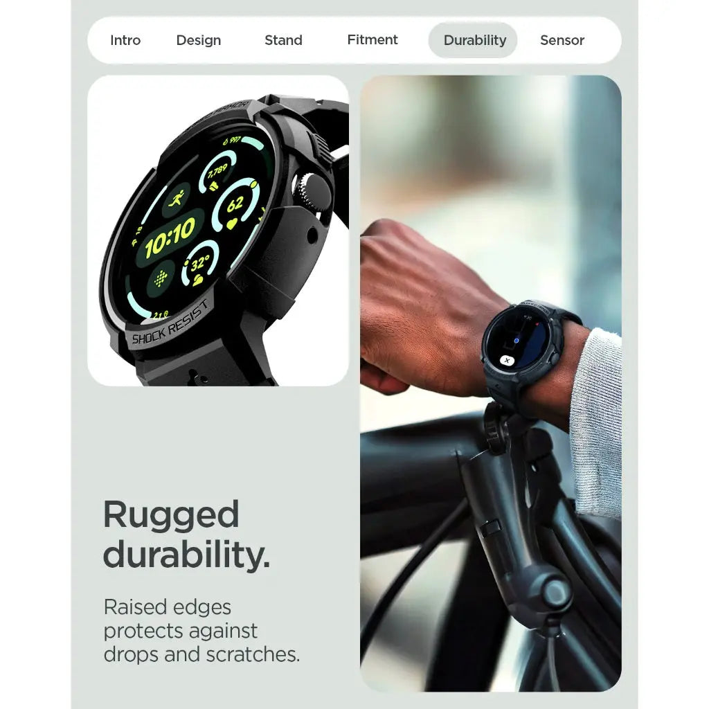 Spigen Google Pixel Watch 4 (41mm) Case Rugged Armor Pro