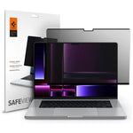 Spigen MacBook Pro 16 inch (2024/2023/2021) Privacy Screen Protector SafeView Tempered Glass MacBook Screen Protector