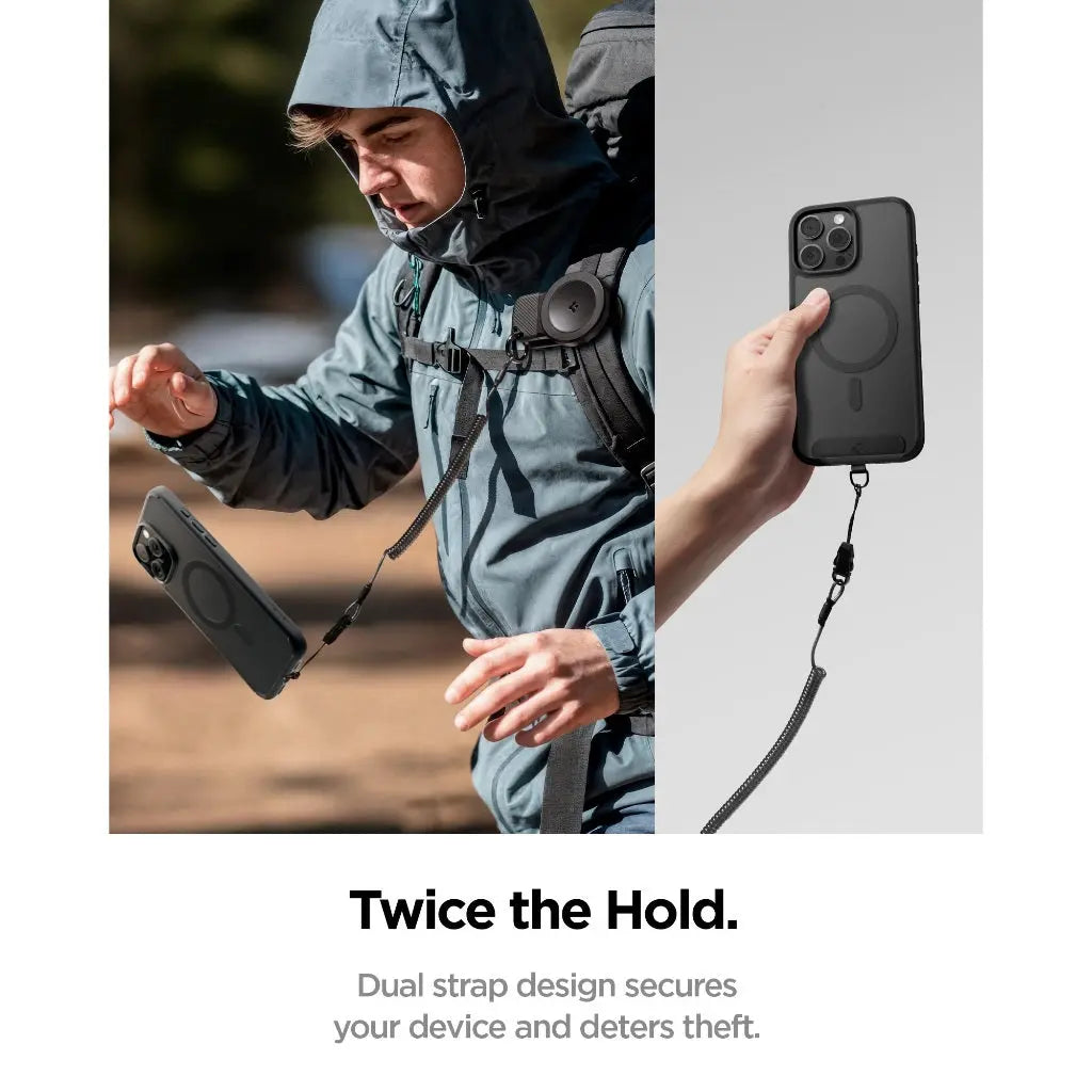 Spigen MagFit Clip Magnetic Phone Holder Strong Magnetic POV Vlog Filming Secure Mount For Backpack, Belts and Straps