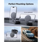 Spigen Magnetic Car Phone Holder MFT35-1 For Screen / Windshield /  Dashboard Car Mount Magnetic Phone Stand Holder