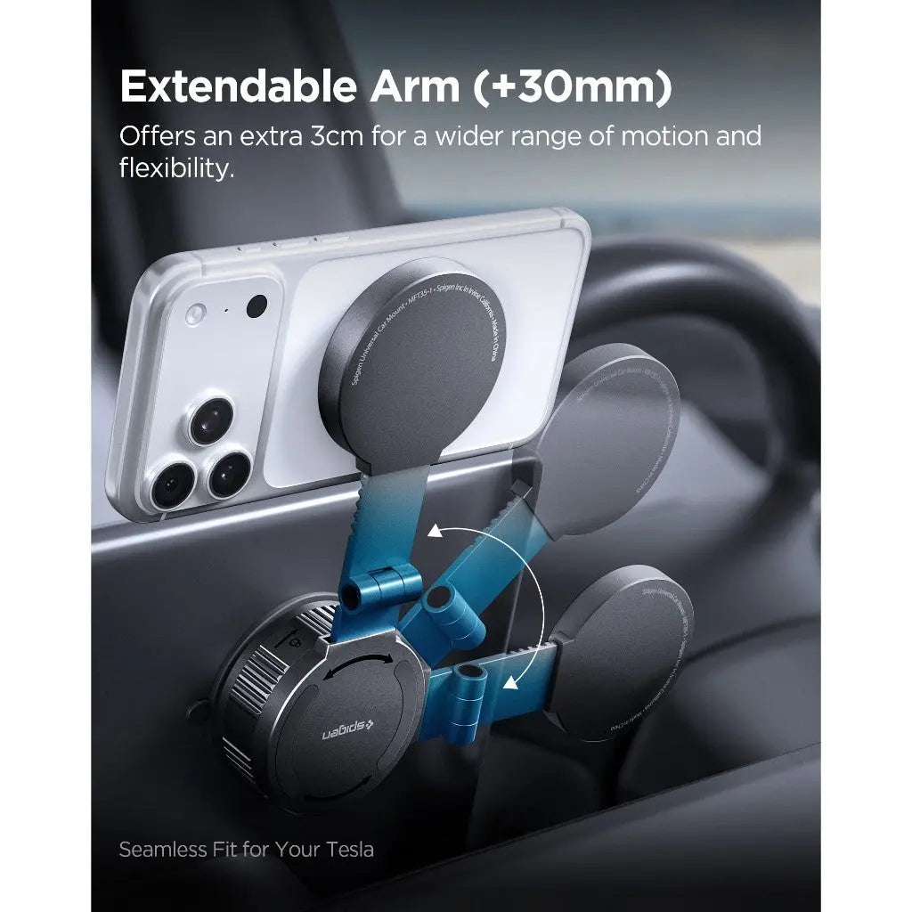 Spigen Magnetic Car Phone Holder MFT35-1 For Screen / Windshield /  Dashboard Car Mount Magnetic Phone Stand Holder