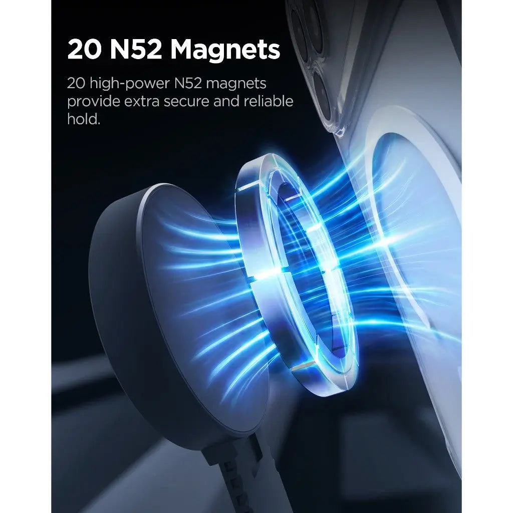 Spigen Magnetic Car Phone Holder MFT35-1 For Screen / Windshield /  Dashboard Car Mount Magnetic Phone Stand Holder