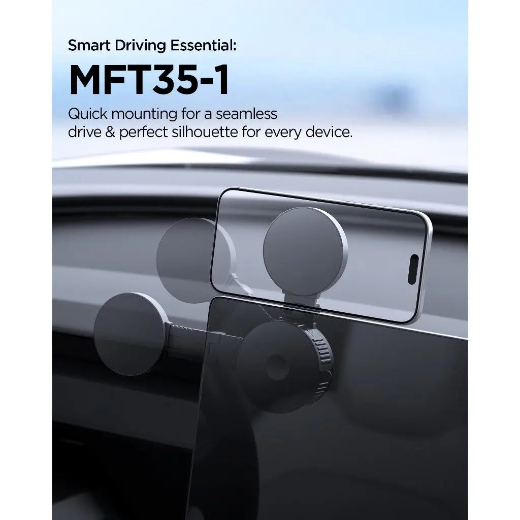Spigen Magnetic Car Phone Holder MFT35-1 For Screen / Windshield /  Dashboard Car Mount Magnetic Phone Stand Holder