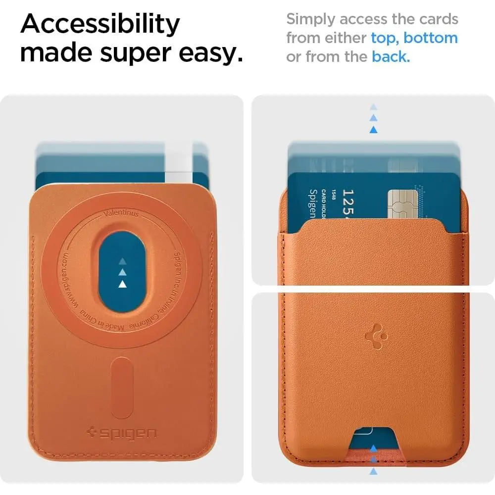 Spigen Magnetic Card Holder Valentinus Card Holder Wallet (3 Cards) for iPhone 17/16/15/14/13/12