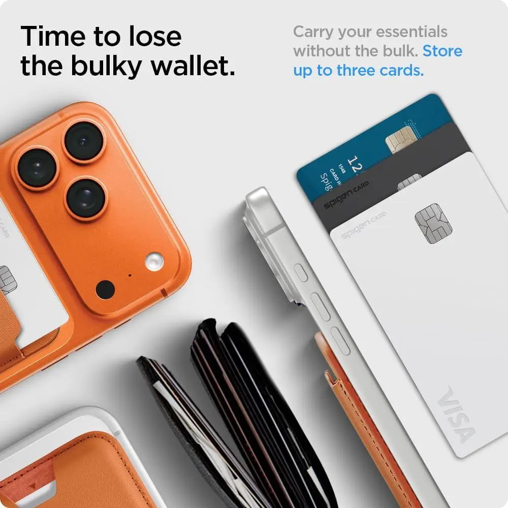 Spigen Magnetic Card Holder Valentinus Card Holder Wallet (3 Cards) for iPhone 17/16/15/14/13/12