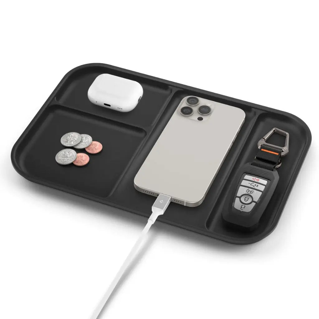 Spigen Modern Valet Tray Premium PU Storage Tray Organiser for Key Wallet Watch Phone AirPods