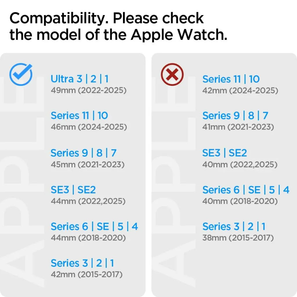 Spigen Nano Pop Watch Strap compatible with Apple Watch Series (49mm / 46mm / 45mm / 44mm / 42mm) Watch Band