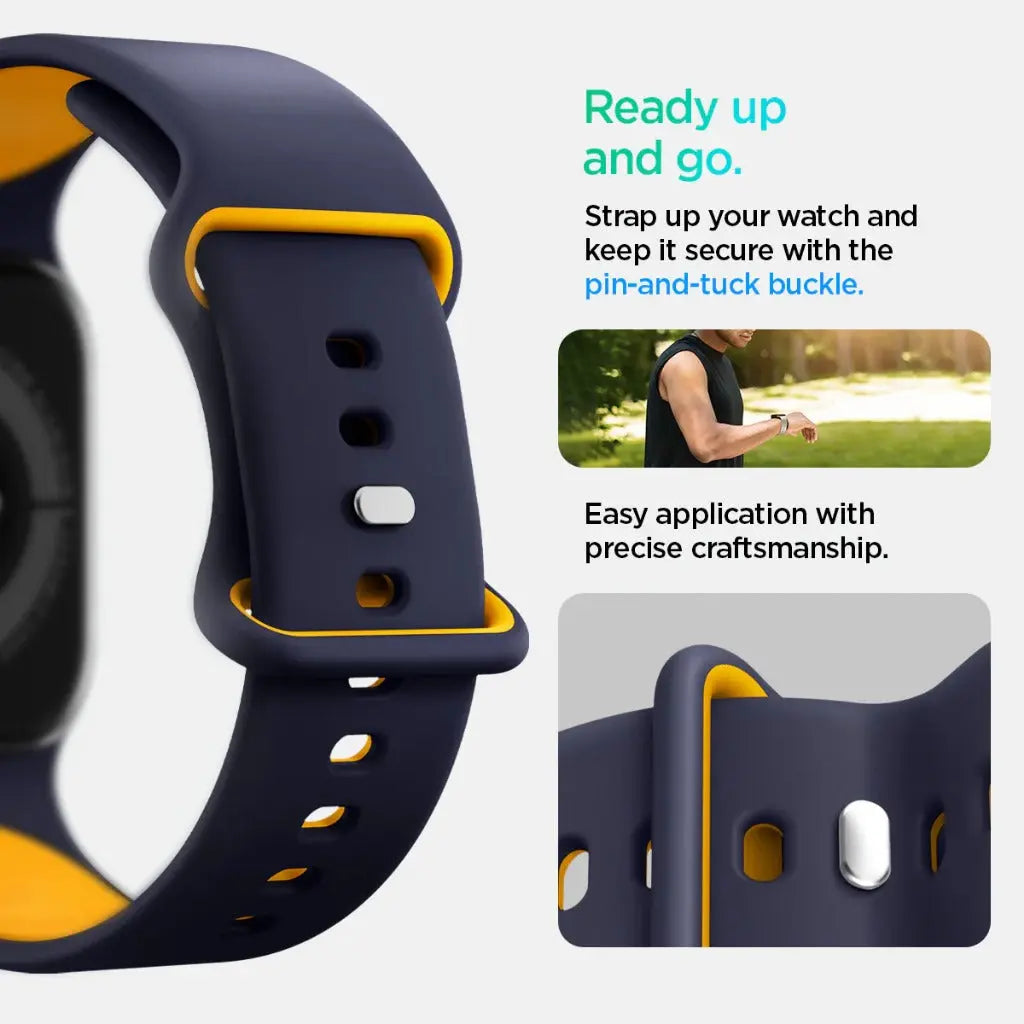 Spigen Nano Pop Watch Strap compatible with Apple Watch Series (49mm / 46mm / 45mm / 44mm / 42mm) Watch Band