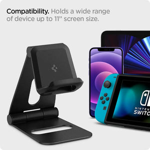 Spigen Nanotac Foldable Aluminum Charger Stand Phone Stand iPad Stand Tablet Stand Nintendo Switch Stand Phone Holder