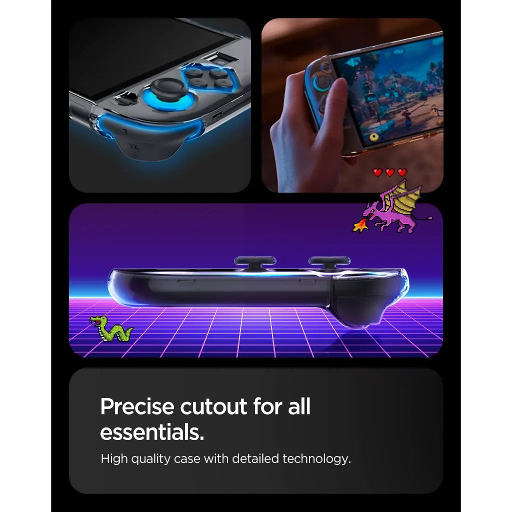 Spigen Nintendo Switch 2 Case (2025) Air Fit Cover Slim Design Clear Case with Detachable Joy-Con Drop Protection Casing