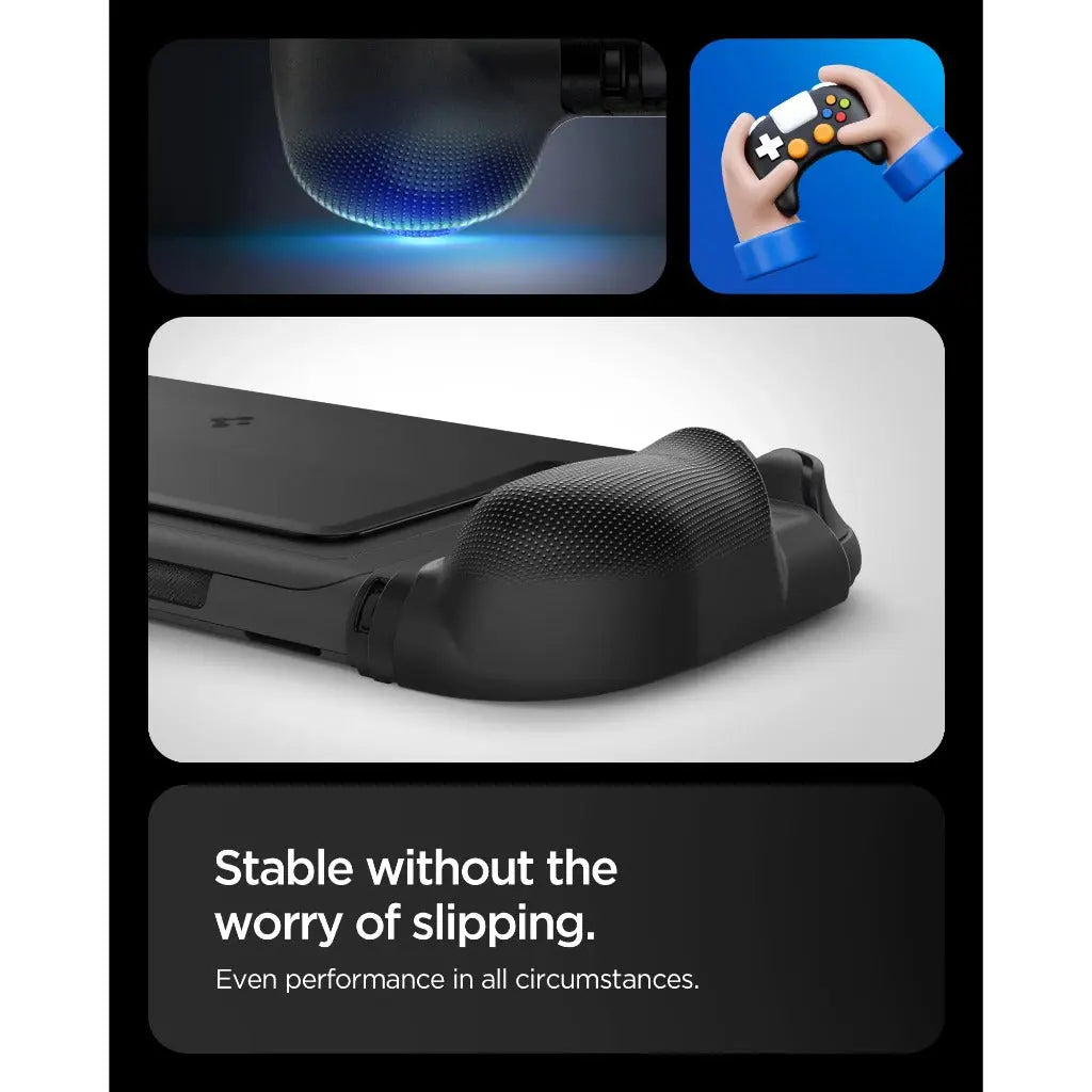 Spigen Nintendo Switch 2 Case (2025) Dual Grip Enhanced Grip with Kickstand and Dock Compatible Case Drop Protection