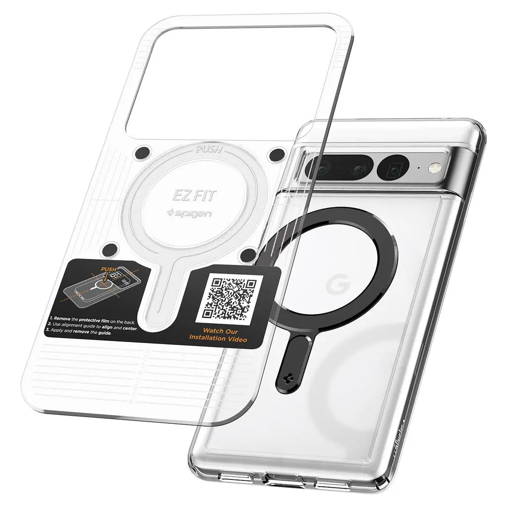 Spigen OneTap Magnetic Ring Plate Adapter with EZ-Fit Kit Transform Into Magnetic Phone Case Magnet Plate Ring Magfit