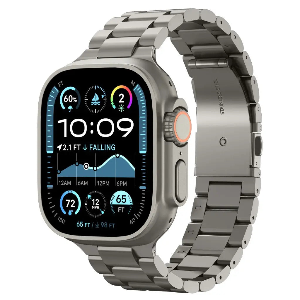 Spigen Premium Modern Fit Titanium Apple Watch Strap Series (49mm / 46mm / 45mm / 44mm / 42mm) Watch Band