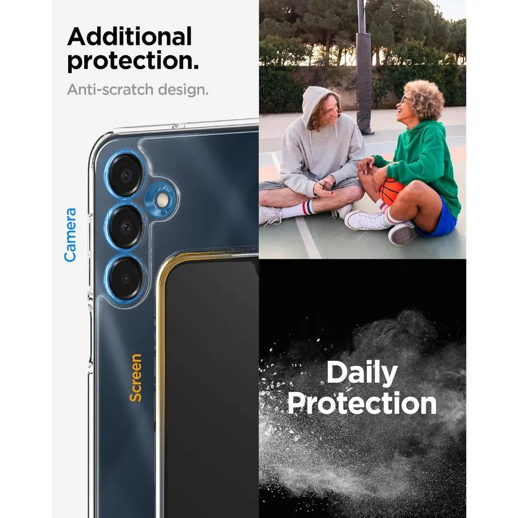 Spigen Samsung A17 / A17 5G Case Ultra Hybrid Clear Case Mil-Grade Drop Protection Galaxy A17 Case Samsung Cover