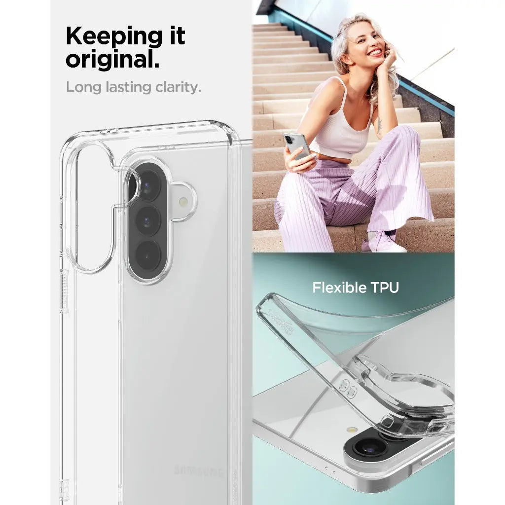 Spigen Samsung A57 5G Case Liquid Crystal Galaxy A57 Casing Clear Case Slim Lightweight Samsung Case