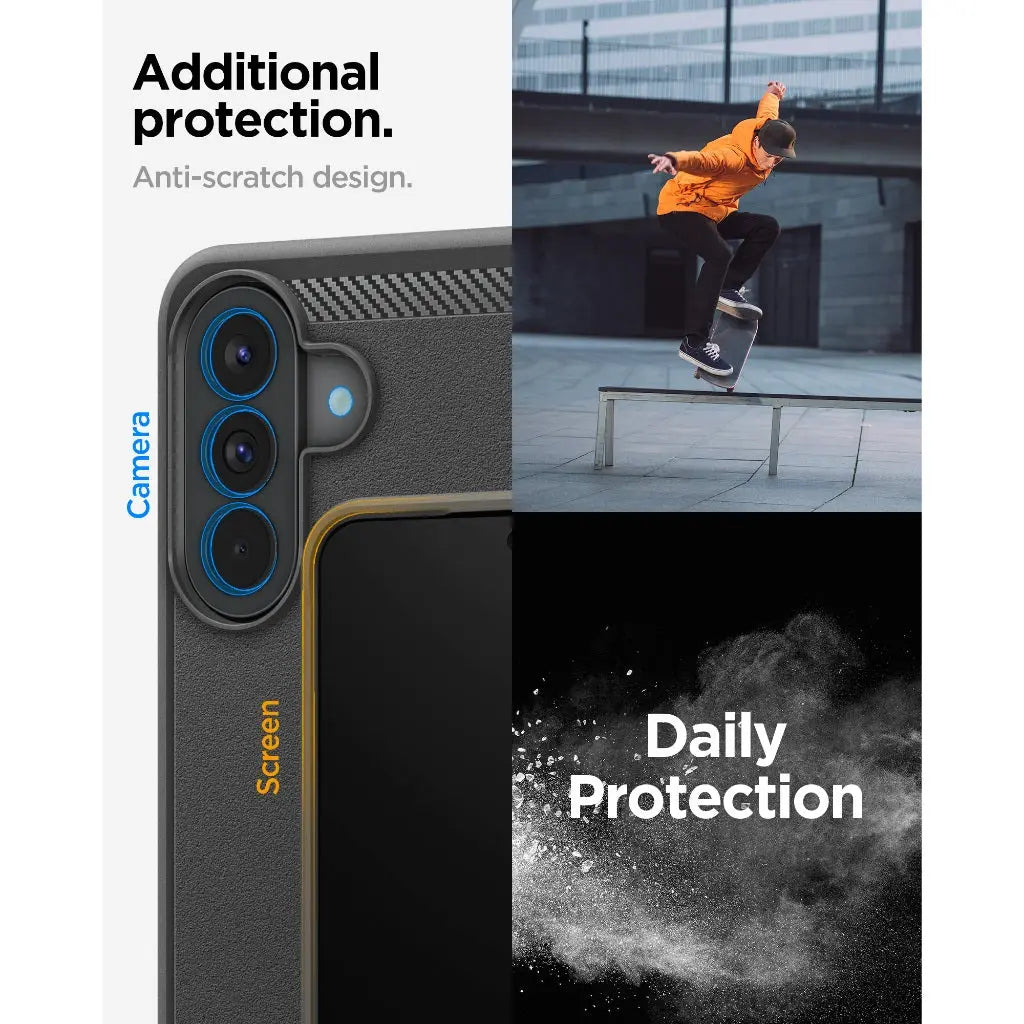 Spigen Samsung A57 5G Case Rugged Armor Galaxy A57 Casing Mil-Grade Protection Samsung Cover