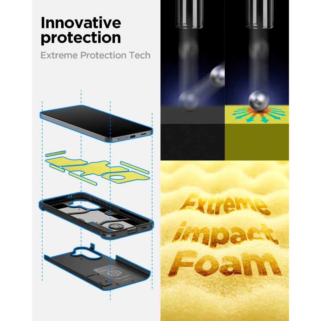 Spigen Samsung A57 5G Case Tough Armor with Kickstand Extreme Drop Protection Galaxy A57 Casing