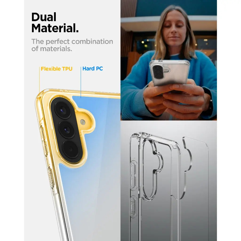 Spigen Samsung A57 5G Case Ultra Hybrid Clear Case Galaxy A57 Casing Drop Protection Samsung Cover