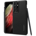 Spigen Samsung S21 Ultra Case Liquid Air (Pen Edition) Case Military Grade Drop Protection