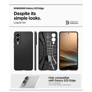 Spigen Samsung S25 Edge Case 6.7" Liquid Air Casing Drop Protection and Slim Durable Protection Galaxy S25 Edge Case