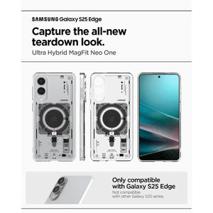 Spigen Samsung S25 Edge Case 6.7" Ultra Hybrid MagFit Neo One Magnetic Phone Case Galaxy S25 Edge Case