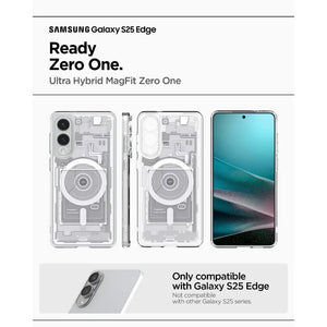 Spigen Samsung S25 Edge Case 6.7" Zero One Magfit Magnetic Phone Case Drop Protection Samsung Case Galaxy S25 Edge Case