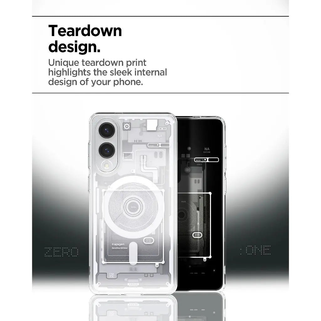 Spigen Samsung S25 Edge Case 6.7" Zero One Magfit Magnetic Phone Case Drop Protection Samsung Case Galaxy S25 Edge Case