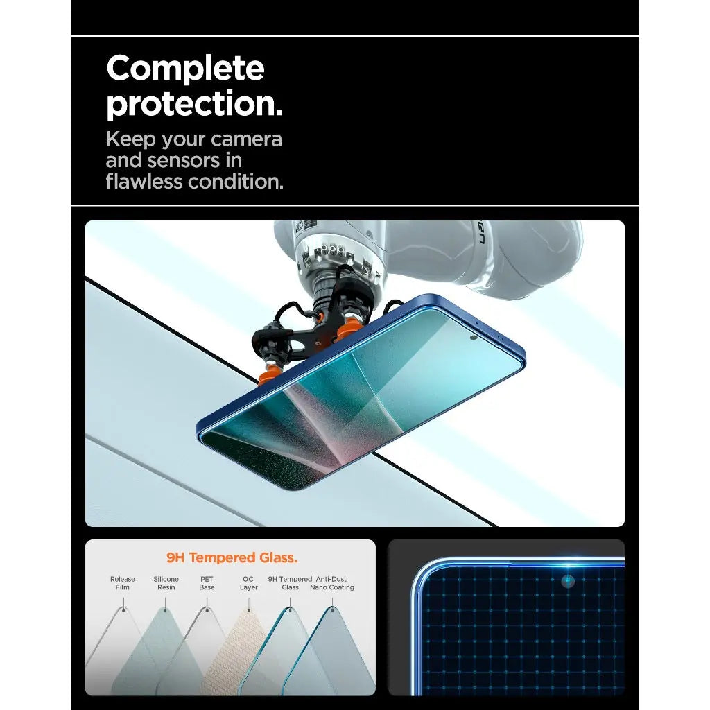 Spigen Samsung S25 Edge Screen Protector 6.7" Glas.tR EZ Fit Pro HD [1Pack] Galaxy S25 Edge Tempered Glass 9H Hardness