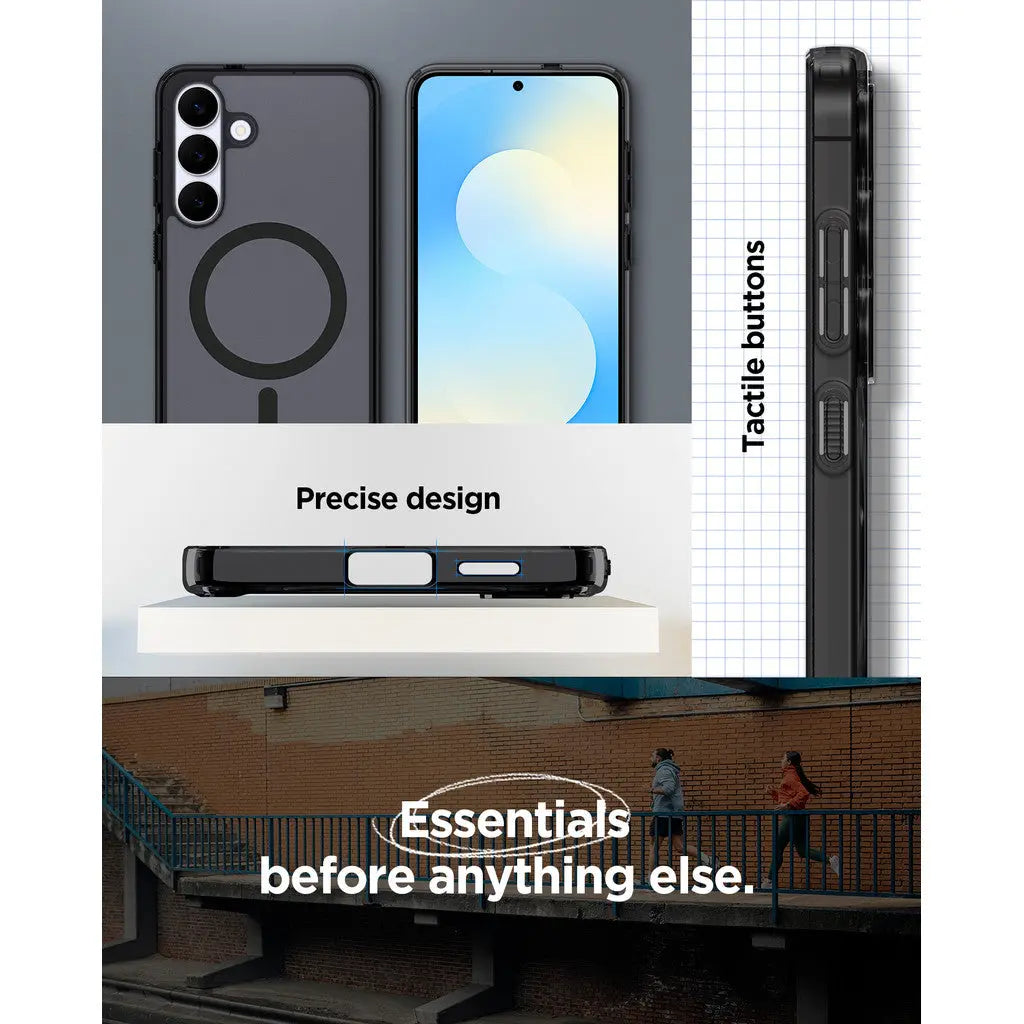 Spigen Samsung S25 FE Case Ultra Hybrid MagFit Frost Magnetic Phone Case Frost Back Matte Galaxy S25 FE Casing